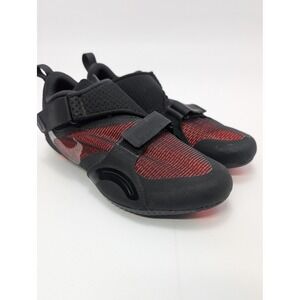 Nike SuperRep Cycle Mens 9 Womens 10.5 Indoor Cycling Shoes Black Red CJ0775-008
